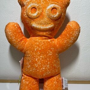 Speckled Orange Plush Character Stuffed Toy - Soft Kids Cuddle Doll
